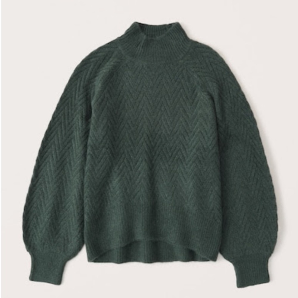 Abercrombie Cozy Mockneck Sweater